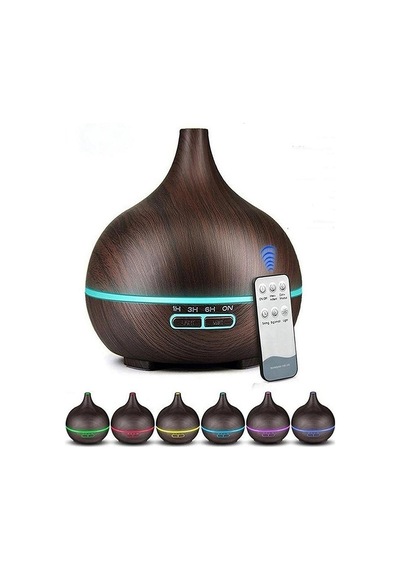 Vothoon Hava Nemlendirici 7 Led Işıklı Aromatik Oda Kokusu 550 Ml Kahve Aroma Difüzörü Buhar Makinası Diğer