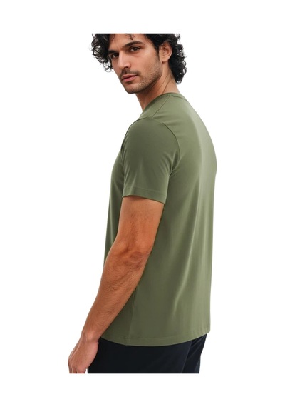 Ar-ma Erkek Regular Fit Pamuk Süprem Basic Bisiklet Yaka Tişört Y31344408002 Haki XL