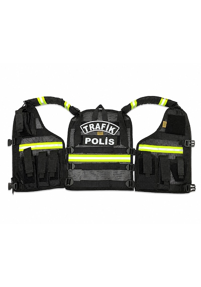 Süngü Tactical Trafik Siyah Yelek