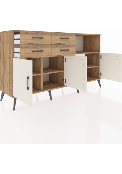 Hyperion Konsol 4 Raflı 4 Çekmeceli 4 Kapaklı 176x44x99 Çam-aytaş Çam-aytaşı/çam Hyperion Konsol 4 Raflı 4 Çekmeceli 4 Kapaklı 176x44x99 Çam-aytaş Çam-aytaşı/çam