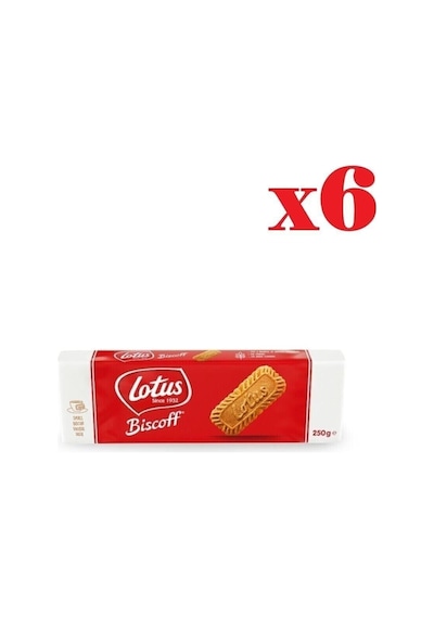 Lotus Karamelize Bisküvi 250 Gr X 6 Adet