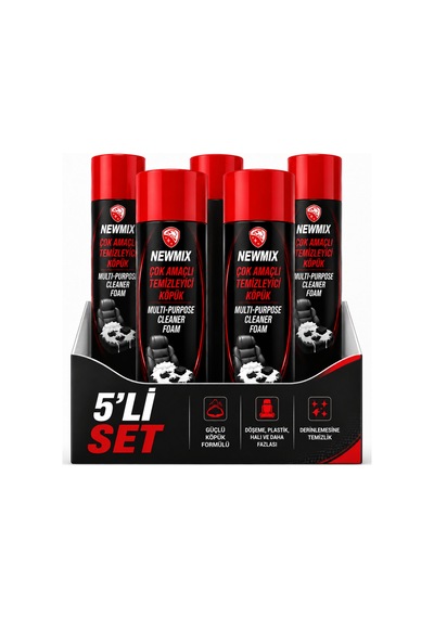 Newmix Çok Amaçlı Apc Köpük Temizleyici Aerosol 500 Ml