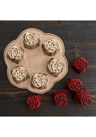 Nordic Ware Platinum Rosebud Baking Pan Diğer