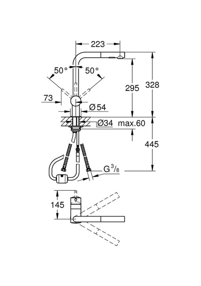 Grohe Minta Tek Kumandalı Eviye Bataryası Grh30274a00 30.000 Mah