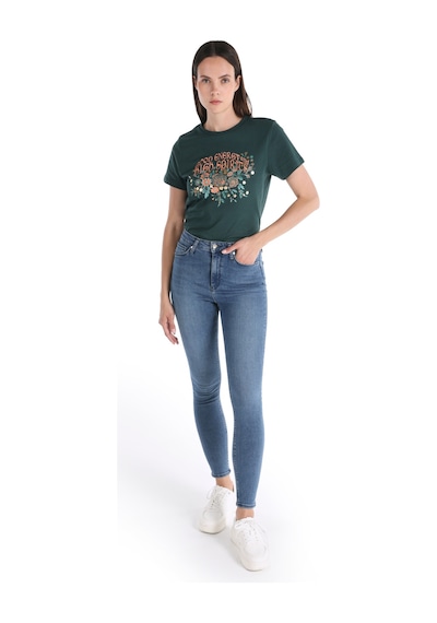 Colins 760 Diana Super Slim Fit Yüksek Bel Dar Paça Mavi Kadın Jean Pantolon Cl1065336 Denim