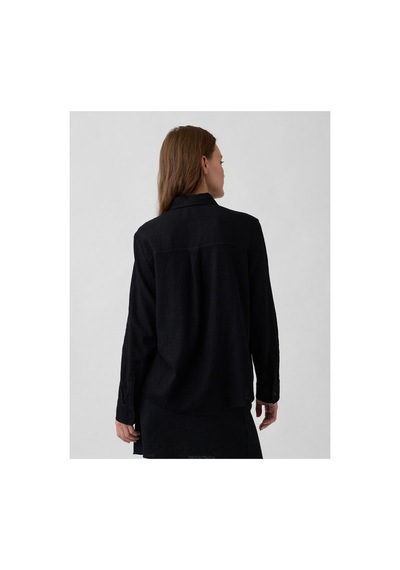 Gap V-hs Keten Kolay Giyilebilir Gömlek Gerçek Siyah %55 Keten Avrupa Keten Standardı Efs , %45 Viskoz Rayon L Gap V-hs Keten Kolay Giyilebilir Gömlek Gerçek Siyah %55 Keten Avrupa Keten Standardı Efs , %45 Viskoz Rayon L