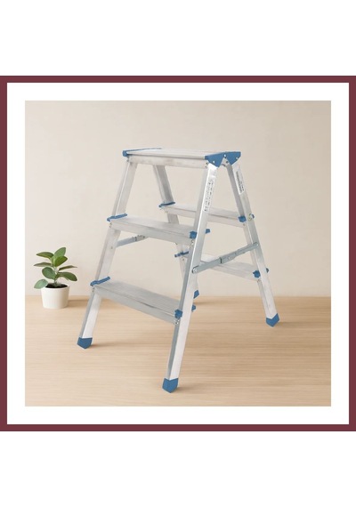 Storeşahin Çift Basamaklı 3+3 Alüminyum Merdiven 69 Cm Shn0720