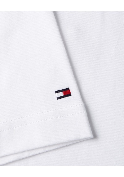 Tommy Hilfiger Hılfıger Arch Pocket Tee Erkek Beyaz T-shirt - Mw0mw38623