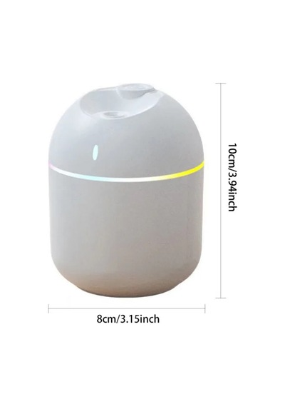 270 Ml Hava Nemlendirici Serin Mist Aroma Yayıcı Led Gece Lambası Kapanma Ev Pink