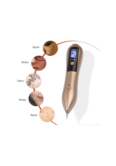 Profesyonel 9 Kademe Dijital Laser Plazma Plasma Pen Kalem Beyaz