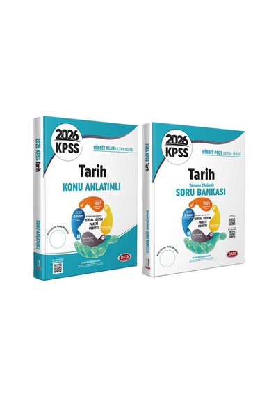 Data Yayınları 2026 Kpss Tarih Konu Ve Soru Seti 2 Kitap