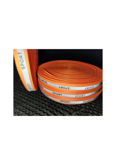 Grogren Şerit Baskılı Reflektörlü Sport 1 Cm Neon Turuncu 3 Metre - 691848321 Diğer