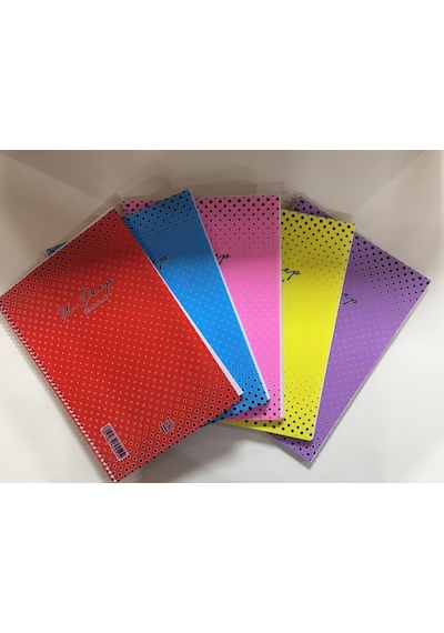 96 Yaprak Spiralli Kareli Defter U-Deep A4 Plastik Kapak Harita M