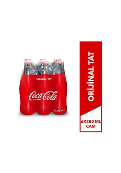 Coca Cola 6x250 Ml Cam Şişe