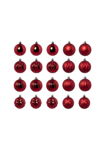 Ikea Vınterfınt Ağaç Süsü, Kırmızı, 7 Cm
