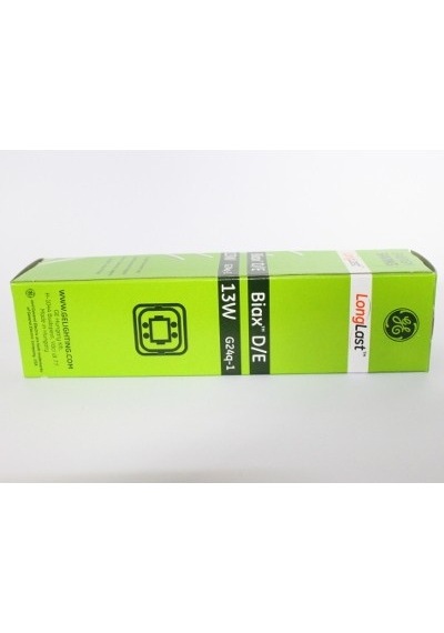 General Electric Longlast Biax D/E 13W Ampul G24Q-1
