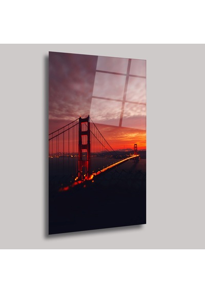 San Francisco Işığı - Cam Tablo - Deg0053