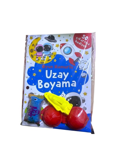 Boyama Kitabı Oyun Hamuru Hediyeli