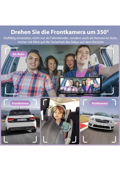 Carpurıde Kablosuz Carplay Ve Araç Kameralı Android Auto - 10,26" Hd Ips Araç Dokunmatik Ekranı, 4k Ön Ve 1080p Arka Kamera, Döngü Kayıt, Bluetooth Ses, Ayna Bağlantısı, Gps, Siri Carpurıde Kablosuz Carplay Ve Araç Kameralı Android Auto - 10,26" Hd Ips Araç Dokunmatik Ekranı, 4k Ön Ve 1080p Arka Kamera, Döngü Kayıt, Bluetooth Ses, Ayna Bağlantısı, Gps, Siri
