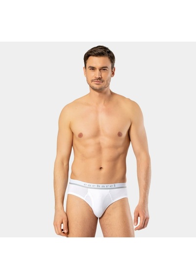 Cacharel Erkek Likralı Bantlı Slip 1311/beyaz Beyaz
