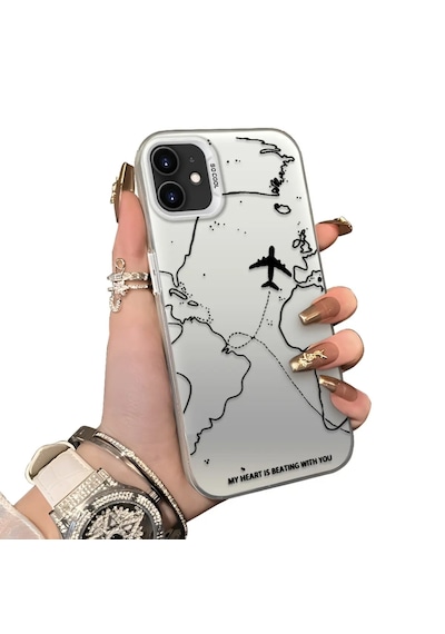 Apple 11 Uyumlu Desenli Anti Koruma Akrilik Telefon Kılıfı 2