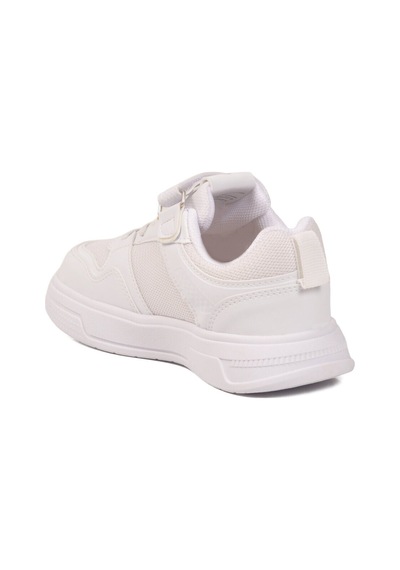 Reyber Beyaz Cırtlı Fileli Hafif Unisex Çocuk Spor Ayakkabı 026 F
