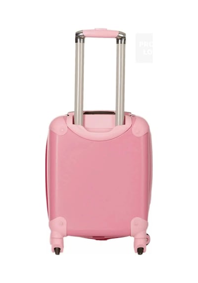 Luxe Pink Abs Çocuk Valizi Kız Çocuklar İçin Şık Ve Dayanıklı Seyahat Çantası Çok Renkli