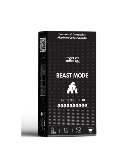 Beast Mode Nespresso Uyumlu Alüminyum Kapsül Kahve - 10'lu Paket
