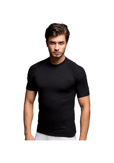 Thermoform Bambu Erkek Tişört - Hztb16002-8593 Siyah