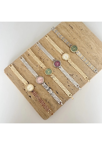 Savior Collection Anka Gold Beyaz Saat