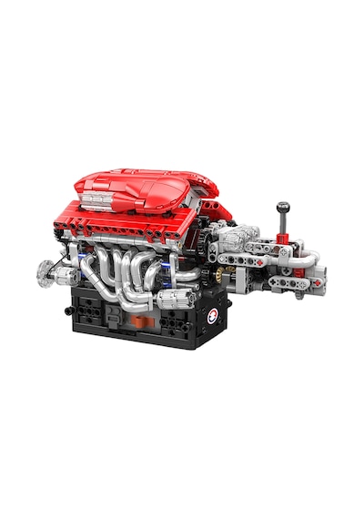 Mould King 10226 V12 Süper Otomobil Motoru Ve Şanzıman Yapım Seti 863 Parça