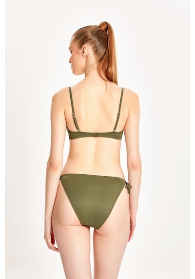 Too Salty Swimwear Kadın Yeşil Push Up'lı Fiyonklu Bikini Takımı 24s114st Yeşil
