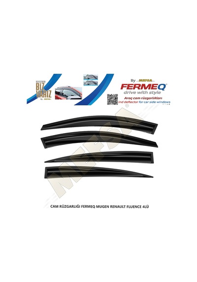Cam Rüzgarlığı Fermeq Mugen Renault Fluence 4lü
