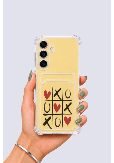 Samsung Galaxy Uyumlu S24 Fe Kartlıklı Xoxo Desenli Kılıf Mh-hs9852-9390