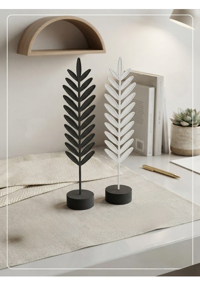 Minimalist İkili Yaprak Dekor Seti Diğer