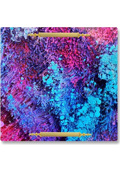 Tahtakale Toptancı Epoksi Silikon Kalıp Yerli Düz Tepsi Kalıbı 25x25 Cm