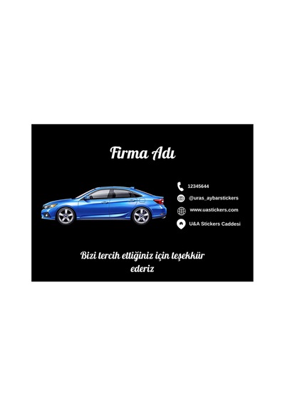 100 Adet Kişiye Özel Katvizit, Reklam Kartı, İşletme Tanıtım Kartı - Yeşil - 161