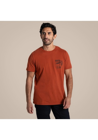 Craghoppers Sabden Ss Erkek T-shirt-kırmızı
