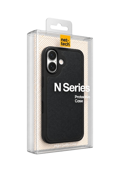Nettech Apple İphone 17 Uyumlu Nt-n121 Deri Arka Koruma Kılıf - Kozmik Turuncu