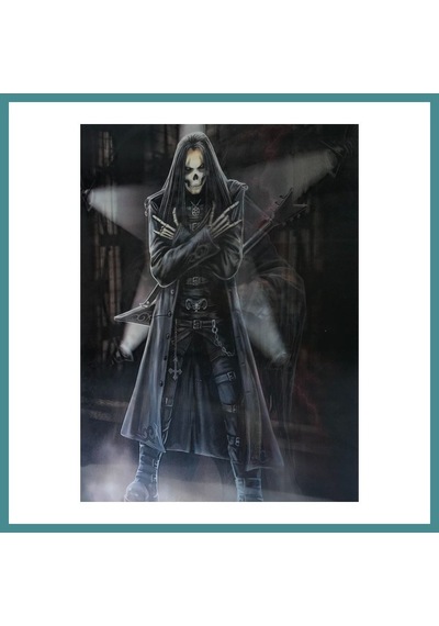 Trendexa 3 Boyutlu Resim 3 Farklı Resim Değişenli Kuru Kafa Tablosu 30x40 Cm Mac