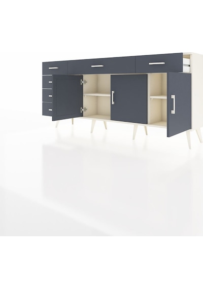 Arges Konsol 2 Raflı 6 Çekmeceli 3 Kapaklı 176x30x83 Aytaşı-antrasit/antrasit Antrasit/antrasit Arges Konsol 2 Raflı 6 Çekmeceli 3 Kapaklı 176x30x83 Aytaşı-antrasit/antrasit Antrasit/antrasit