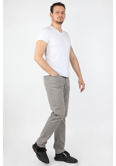 Balins Erkek 5 Cep Gabardin Pantolon Gri