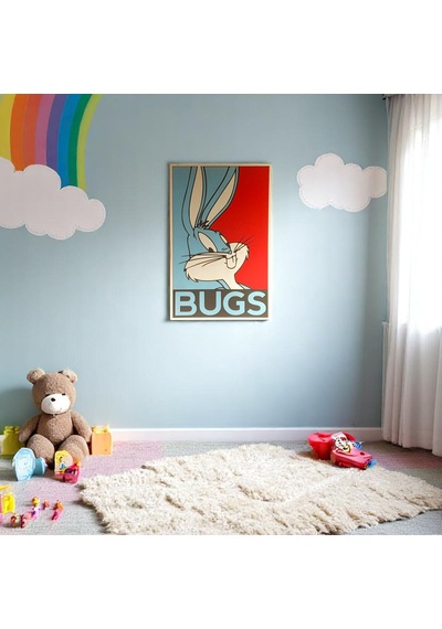 Thisrock 16,5x25,5 Cm Ahşap Bugs Bunny Tablo 1