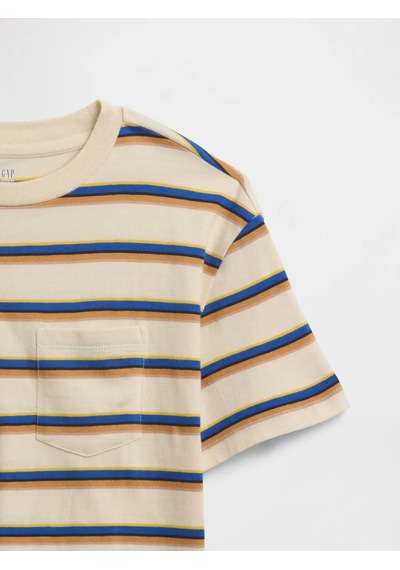 Gap V-spr Pocket Crew Tee Lacivert