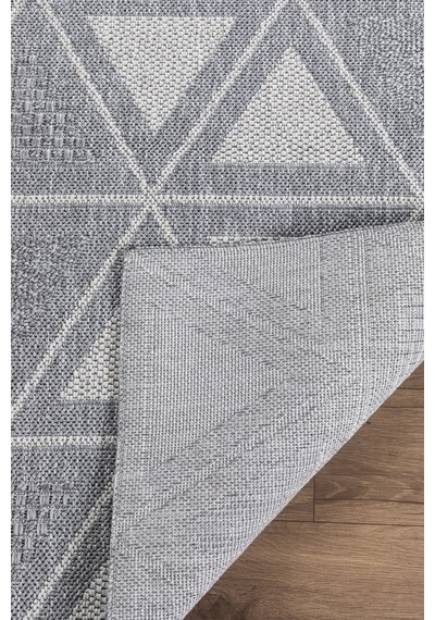 Oturma Odası Balkon Bahçe Mutfak Natura Kaymaz Tabanlı Jut Doğal Yıkanabilir Premium Kalite Bk103-a.gri