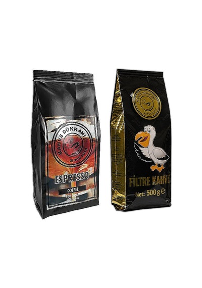 1x500 Gr Öğütülmüş Espresso 1x500 Gr Filtre Kahve Hazır