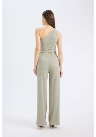 DeFacto Slim Fit Dar Kesim Fitilli Kaşkorse Basic Düz Pantolon E5783AX25SPKH400
