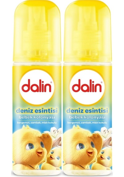 Dalin Bebek Kolonyası 150ML Deniz Esintisi Bergomat-zambak-MLsk Kokulu 2 Li Set
