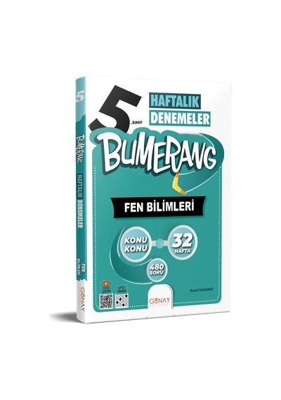 Günay 5. Sınıf Bumerang Fen Bilimleri 32 Haftalık Denemeler