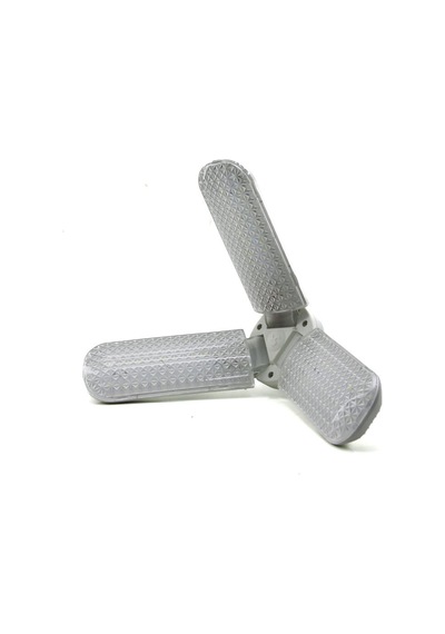 24w E27 Beyaz Led Ampul - 3 Kollu Pervane Modeli Kristal Beyaz - Çok Renkli
